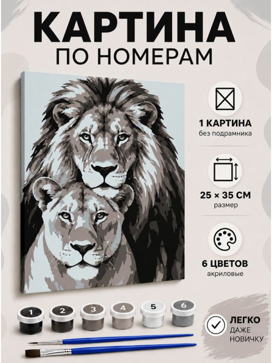 Картина по номерам 35x25 см. КПМ-123