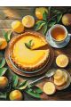 Картина по номерам без подрамника «Лимонный вкус» 80x60 см