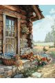 Картина по номерам без подрамника «Сельское лето» 90x70 см