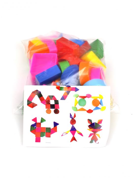 Мозаика для малышей «Весёлая геометрия. Крупные и малые  элементы» 60 элементов
