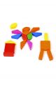 Мозаика для малышей «Весёлая геометрия. Крупные и малые  элементы» 48 элементов