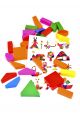Мозаика для малышей «Весёлая геометрия. Крупные и малые  элементы» 48 элементов