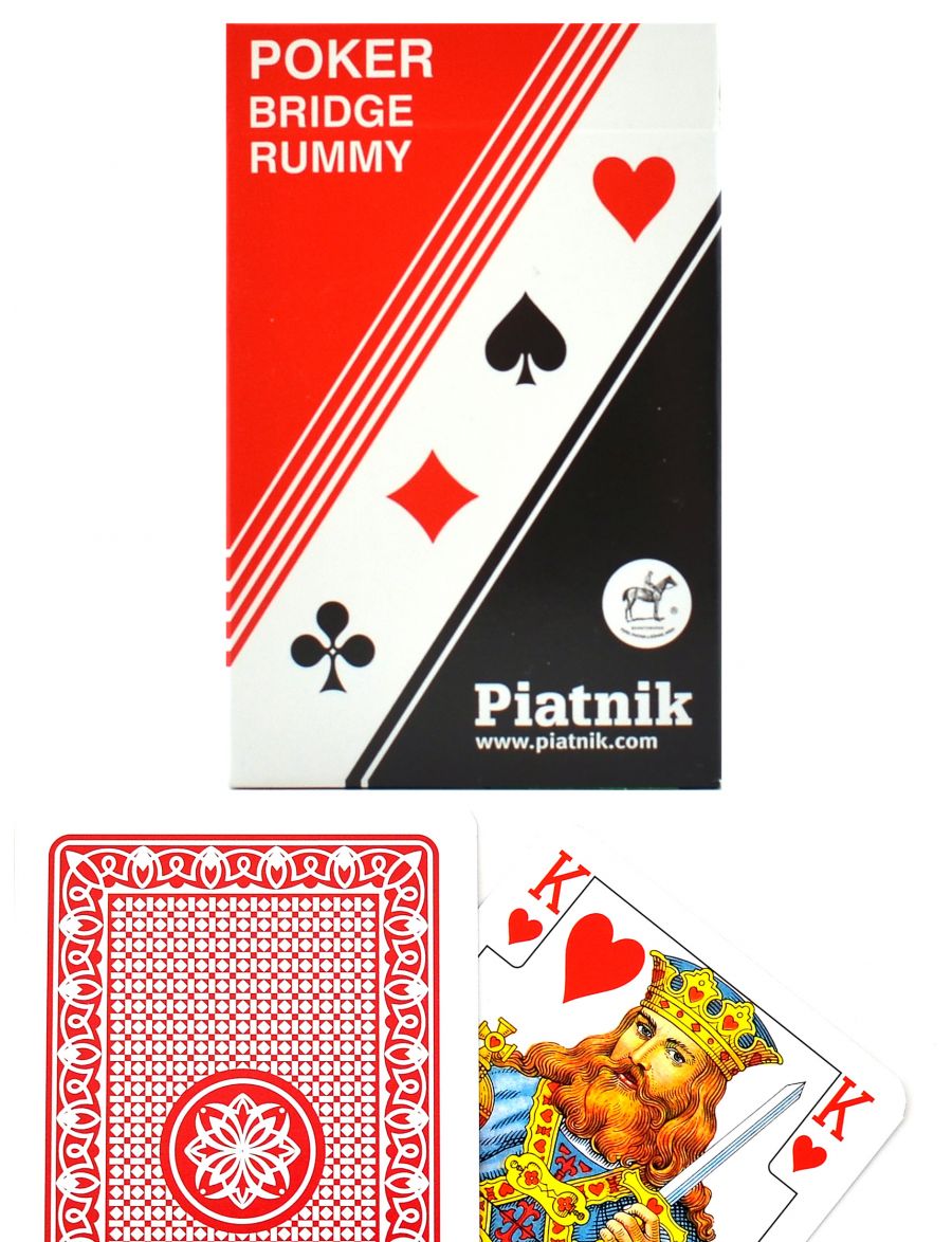 Карты игральные «Стандарт Rummy» красные Piatnik