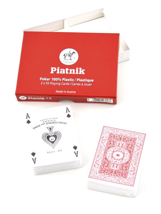Набор игральных карт «Plastik Poker» Piatnik вскрытая упаковка