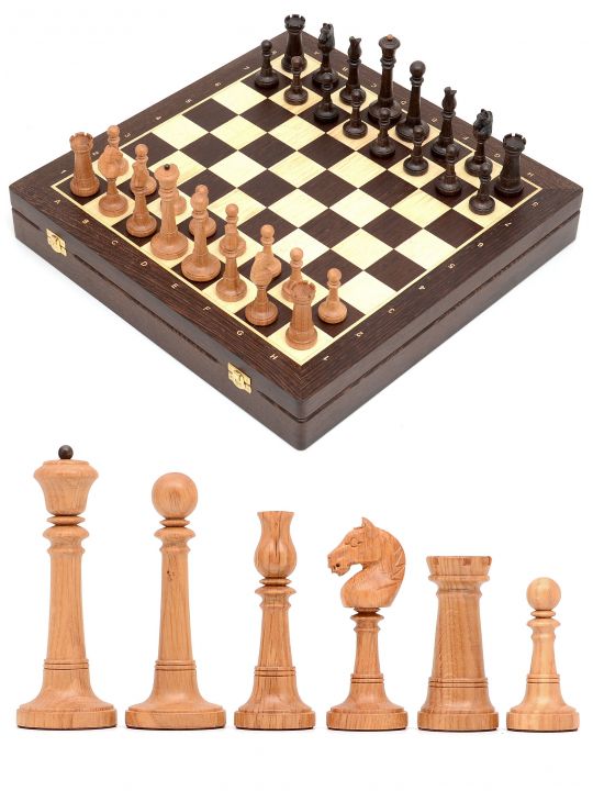 Шахматы в ларце из венге «Элеганс» 
