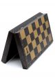 Шахматная доска «Гроссмейстерская» чёрная с золотом