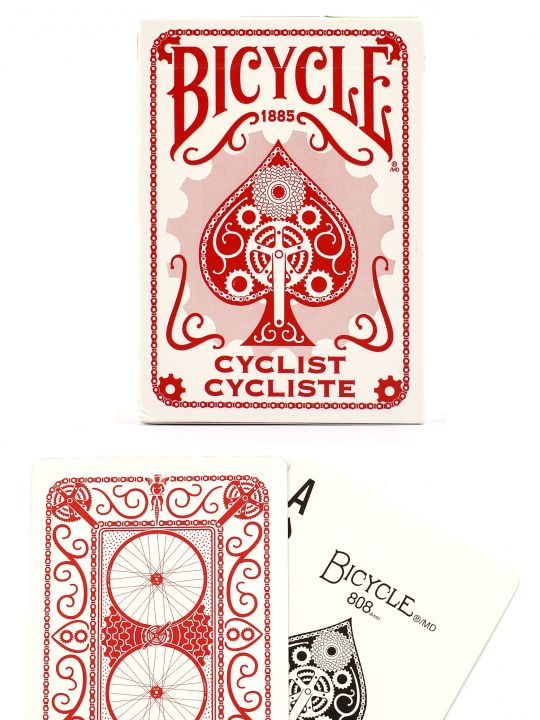 Карты «Bicycle Cyclist» красные вскрытая упаковка