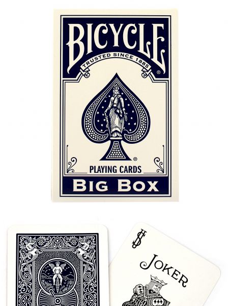 Карты «Bicycle Classic Big Box» синие
