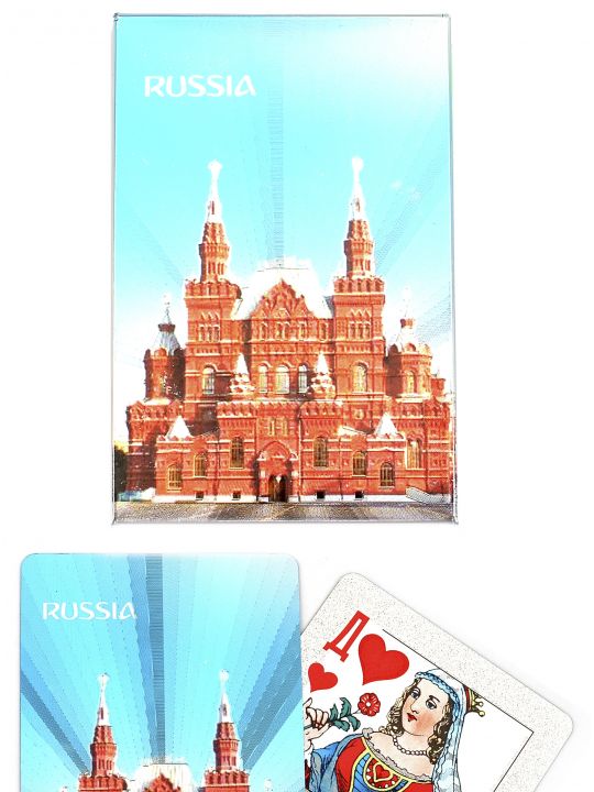 Карты игральные «Россия серебряная II» сокращенная колода (36 карт)