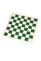 Шахматная доска «Виниловая» зелёно-белая 56x56 см