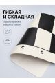 Шахматная доска «Турнирная» винил чёрно-белая 35x35 см