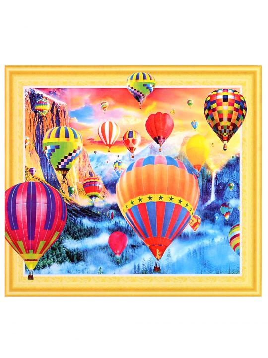 Алмазная мозаика на подрамнике «Воздушные шары» 