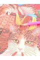 Алмазная мозаика на подрамнике «Кошки среди клубков» 