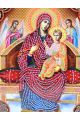 Алмазная мозаика на подрамнике «Божией Матери. Всецарица» икона