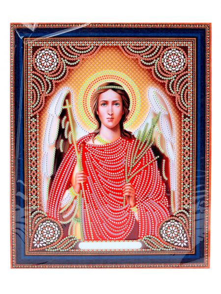 Алмазная мозаика на подрамнике «Архангел Гавриил» икона