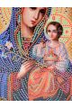 Алмазная мозаика на подрамнике «Божией Матери. Неувядаемый цвет» икона
