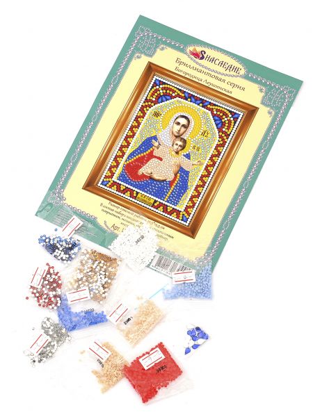 Алмазная мозаика «Богородица Леушинская» икона