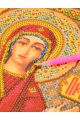 Алмазная мозаика на подрамнике «Покров Пресвятой Богородицы» икона