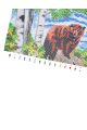 Схема для вышивания бисером «Медведь в роще» 