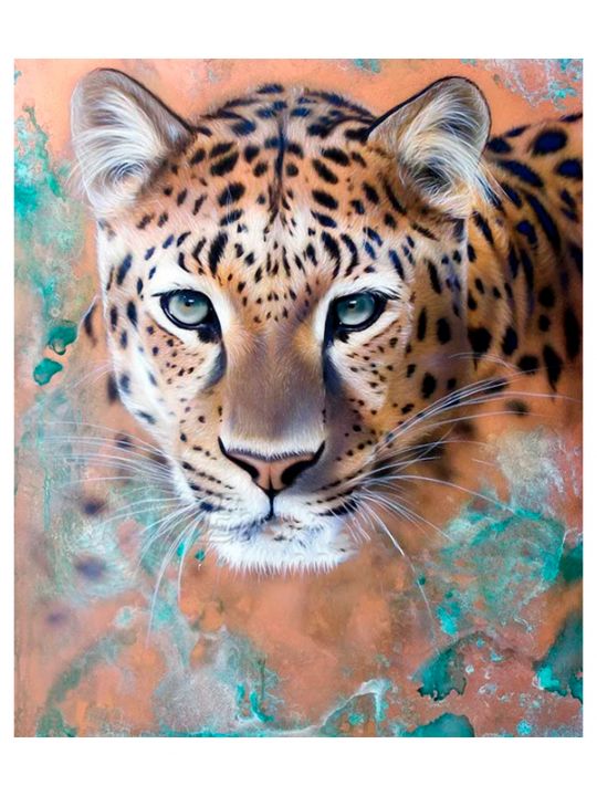 Алмазная мозаика «Леопард» 