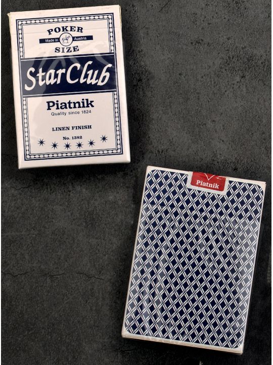 Карты покерные «Star Club» синие Piatnik 