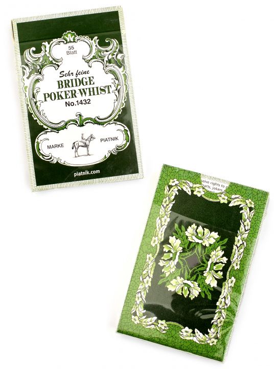 Карты игральные «Bridge Poker- Whist» зелёные