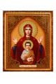 Алмазная мозаика на подрамнике «Божией матери. Знамение» икона 