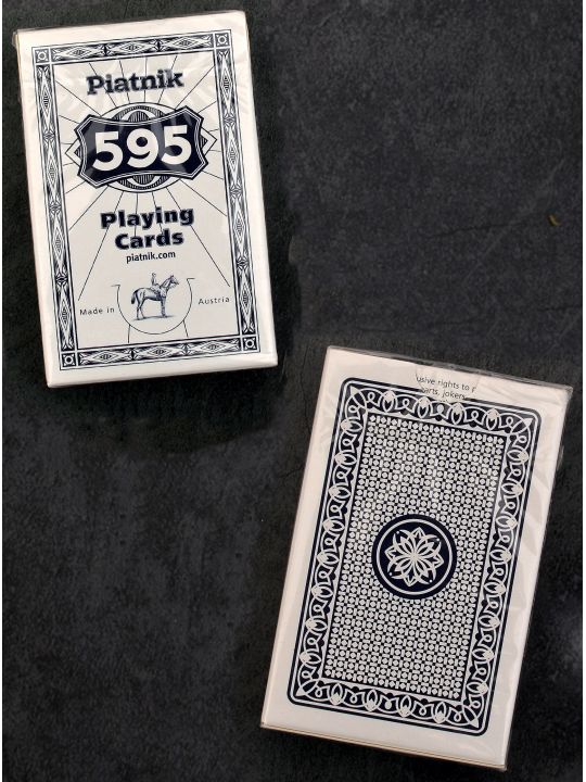 Карты игральные «Бридж 595 синие» Piatnik