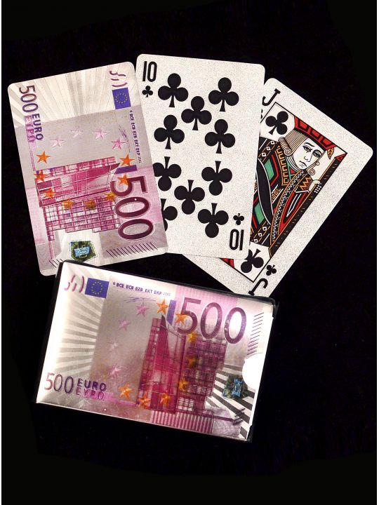 Карты игральные «500 Euro silver» 