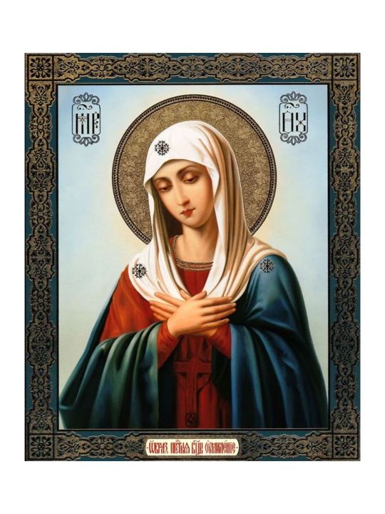 Алмазная мозаика «Божией матери Умиление» икона