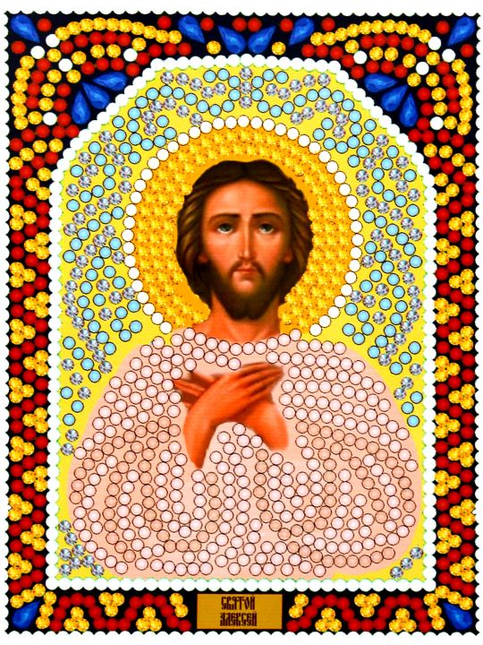 Алмазная мозаика «Святой Алексей» икона