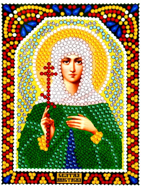 Алмазная мозаика «Святая Анастасия» икона