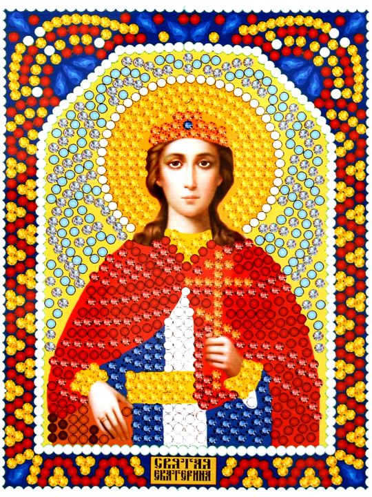 Алмазная мозаика «Святая Екатерина» икона