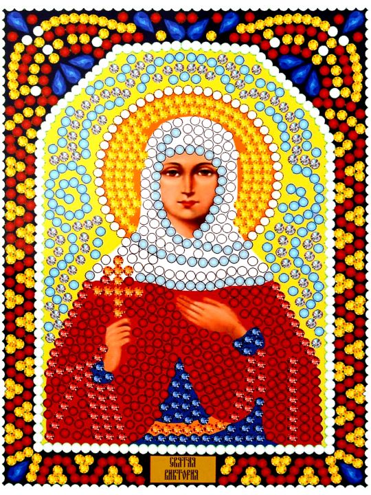 Алмазная мозаика «Святая Виктория» икона