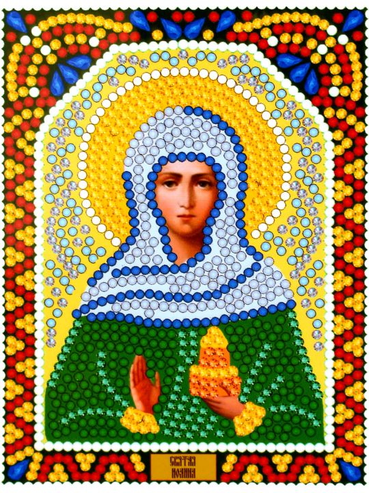 Алмазная мозаика «Святая Жанна (Яна)» икона