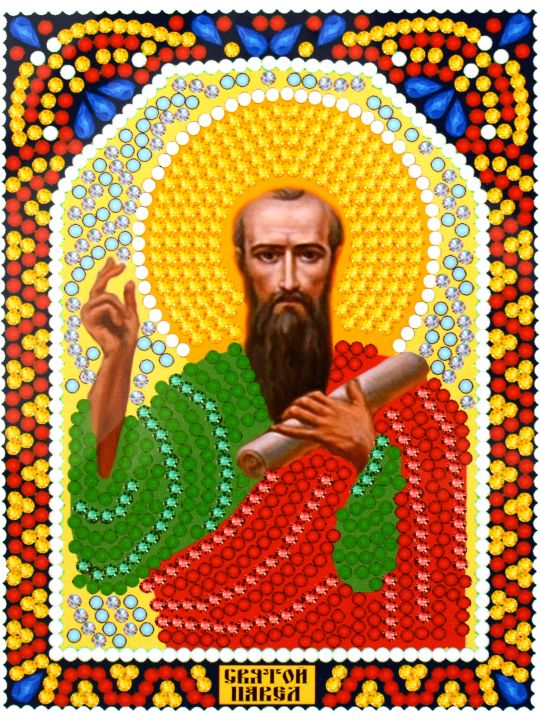 Алмазная мозаика «Святой Павел» икона