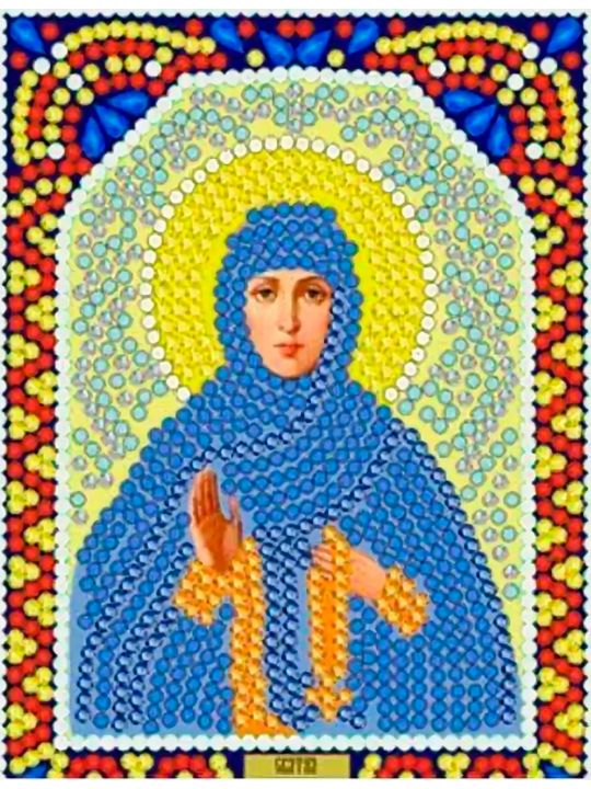 Алмазная мозаика «Святая Ангелина» икона
