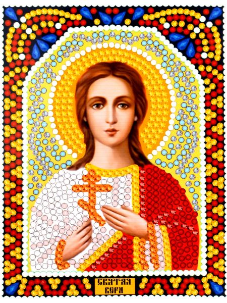 Алмазная мозаика «Святая Вера» икона
