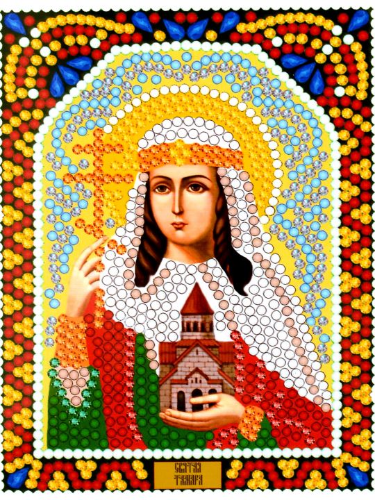 Алмазная мозаика «Святая Тамара» икона