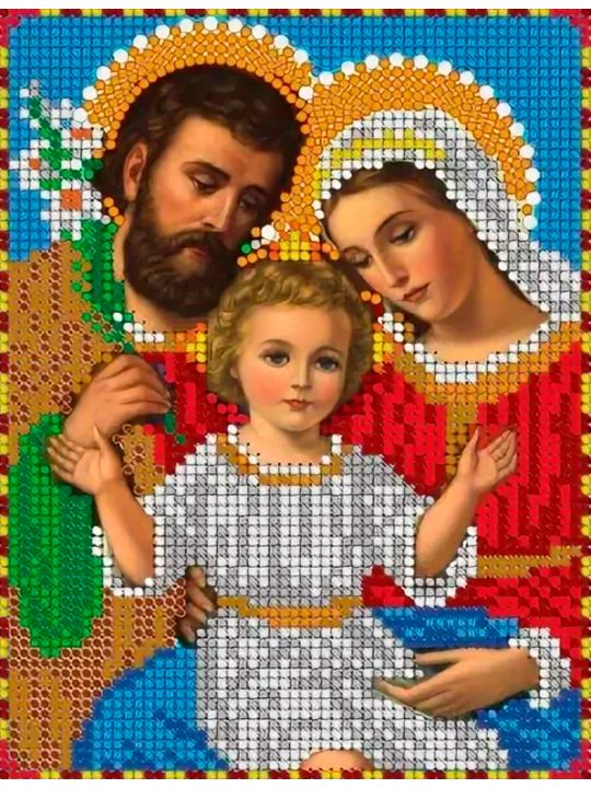Алмазная мозаика «Святое Семейство» икона
