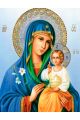 Алмазная мозаика «Божией Матери. Неувядаемый цвет» икона