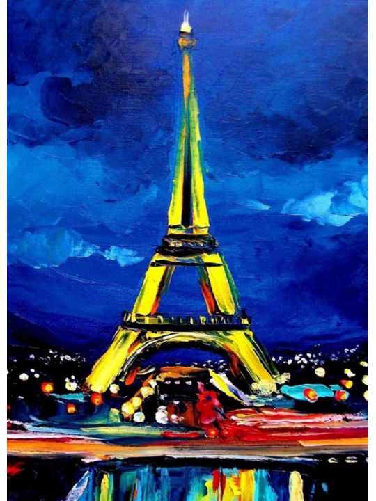 Картина по номерам «Эйфелева башня» 
