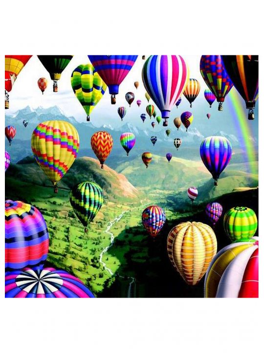 Картина по номерам «Воздушные шары» 