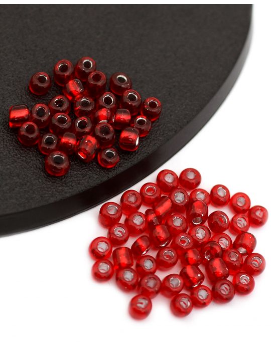 Бисер «Glass bead» размер 6, фасовка 50 гр