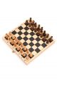 Шахматы, нарды, шашки «Обиходные» 3 в 1 мини лак 29x29 см