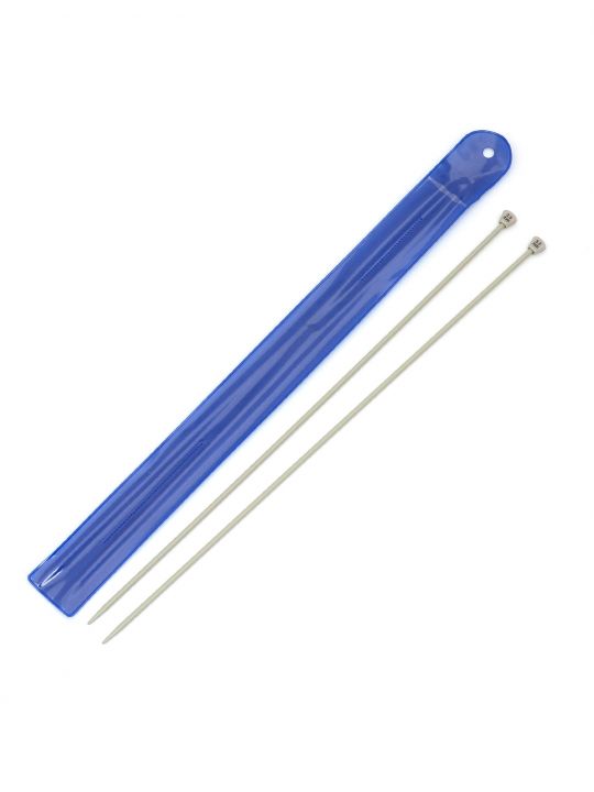 Спицы для вязания, диаметр 3,5 мм, длина 40 см, пластик, 2 шт