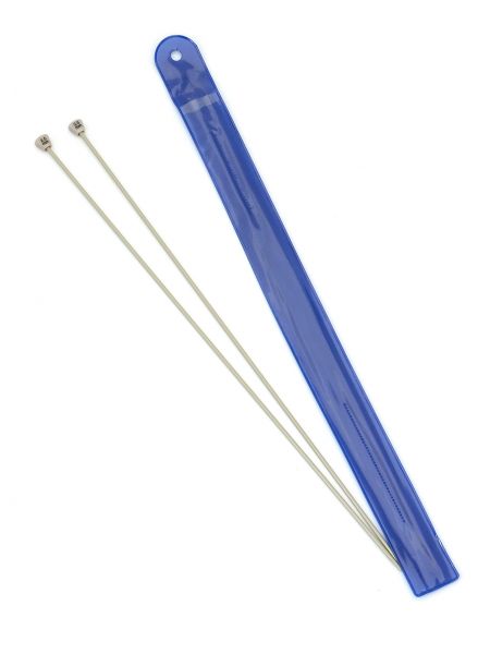 Спицы для вязания, диаметр 2,5 мм, длина 33 см, пластик, 2 шт