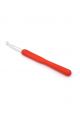 Крючок для вязания металлический с эргономичной резиновой ручкой , диаметр 6 мм, длина 14 см