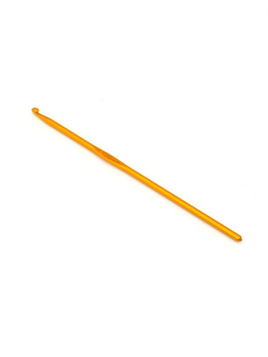 Крючок для вязания, диаметр 4 мм, длина 15 см, металл, 1 шт