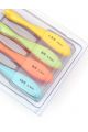 Крючки для вязания «Спектр» металлические с пластиковой ручкой 8 штук в наборе